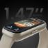 HiFuture EV02 Bluetooth Smart Calling Watch, 1.47 Inch IPS Display, 7 Days Daily Use, 100+ Sport Mode, Heart Rate Monitoring, IP68 Waterproof Smart Watch - Silver Grey